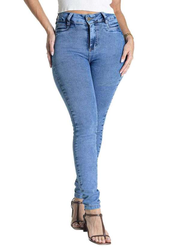 Sawary - Calça Jeans Sawary Levanta Bumbum - 281113 Azul
