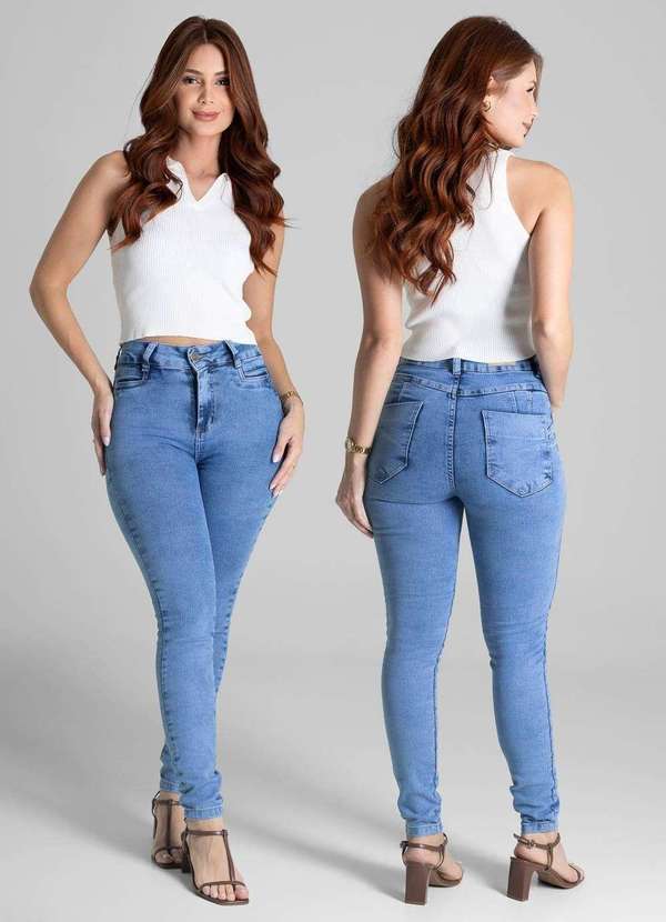 Sawary - Calça Jeans Sawary Levanta Bumbum - 281113 Azul 2