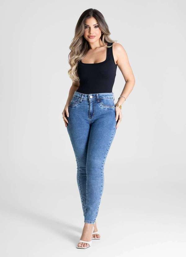 Sawary - Calça Jeans Sawary Levanta Bumbum - 281149 Azul 2