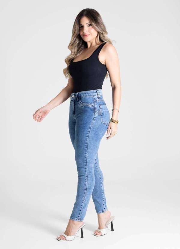 Sawary - Calça Jeans Sawary Levanta Bumbum - 281149 Azul 3