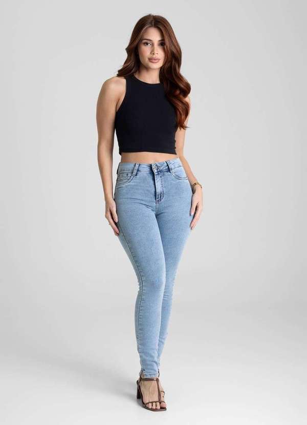 Sawary - Calça Jeans Sawary Levanta Bumbum - 281979 Azul 2