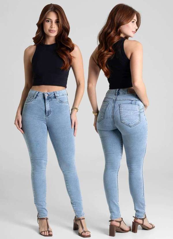 Sawary - Calça Jeans Sawary Levanta Bumbum - 281979 Azul 6