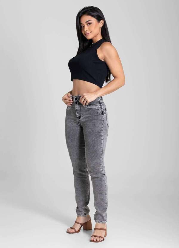 Sawary - Calça Jeans Sawary Levanta Bumbum - 282109 Preto 3