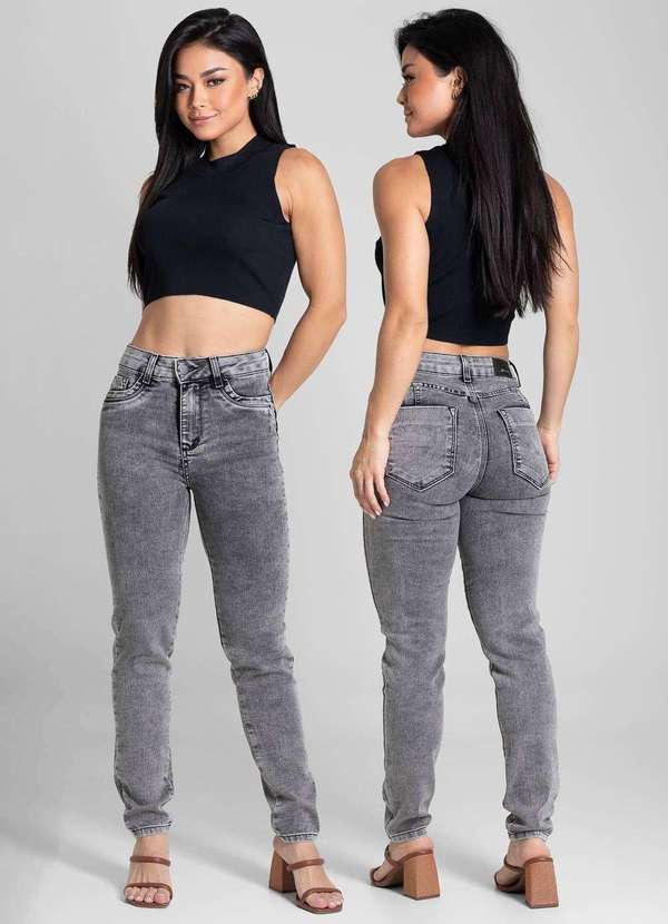 Sawary - Calça Jeans Sawary Levanta Bumbum - 282109 Preto 6