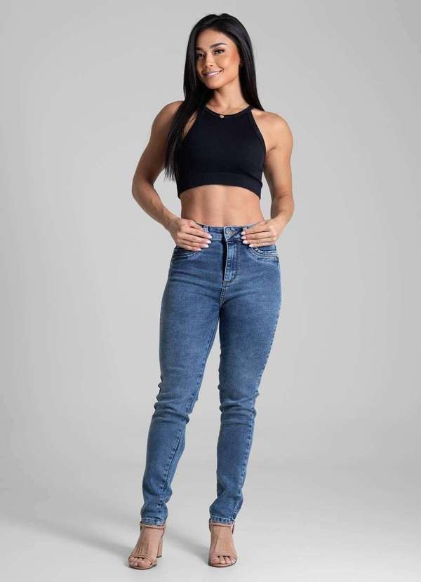 Sawary - Calça Jeans Sawary Levanta Bumbum - 282184 Azul 2