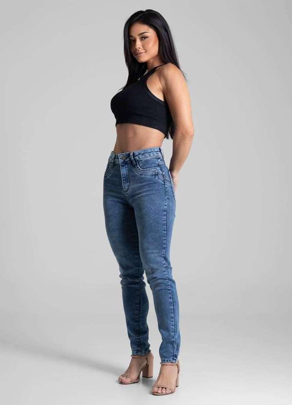 Sawary - Calça Jeans Sawary Levanta Bumbum - 282184 Azul 3