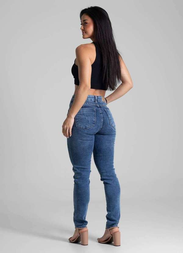 Sawary - Calça Jeans Sawary Levanta Bumbum - 282184 Azul 4