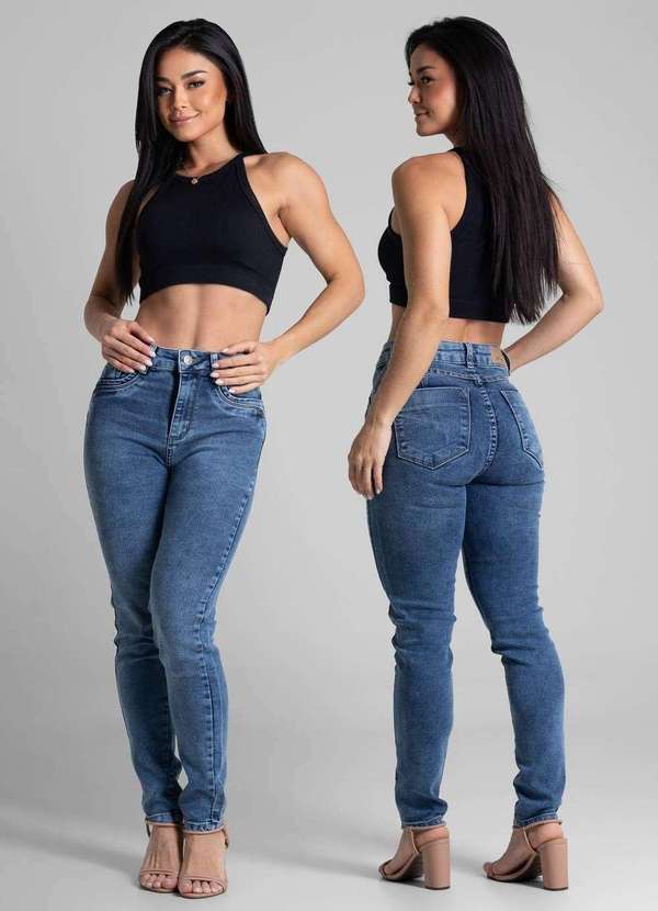 Sawary - Calça Jeans Sawary Levanta Bumbum - 282184 Azul 6