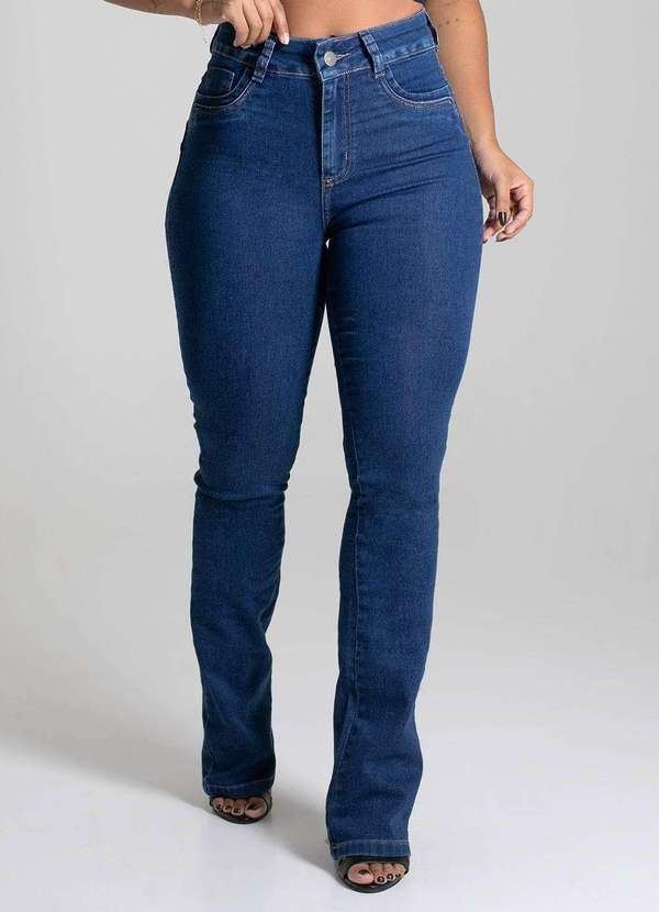 Sawary - Calça Jeans Sawary Levanta Bumbum Boot Cut - 278710 Azul 5