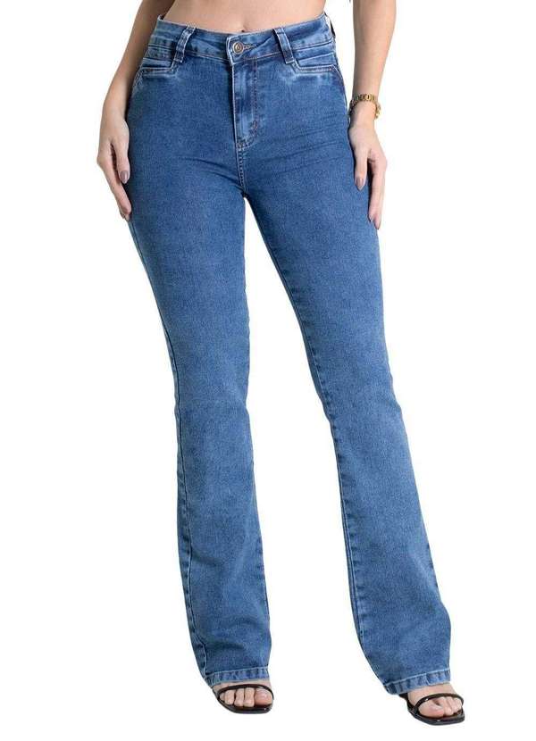 Sawary - Calça Jeans Sawary Levanta Bumbum Bootcut - 278350 Azul