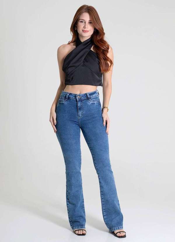 Sawary - Calça Jeans Sawary Levanta Bumbum Bootcut - 278350 Azul 2