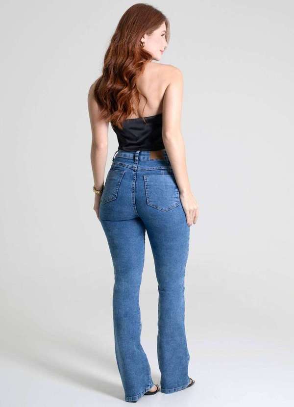 Sawary - Calça Jeans Sawary Levanta Bumbum Bootcut - 278350 Azul 4