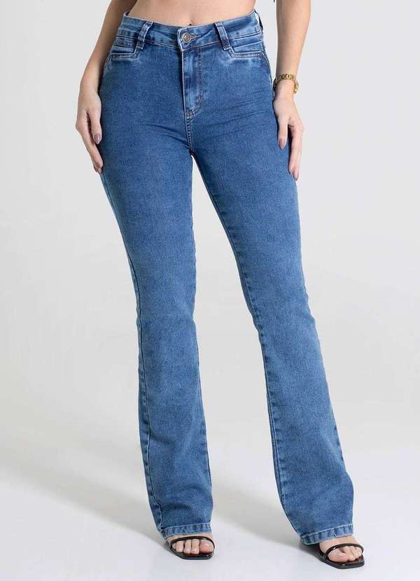 Sawary - Calça Jeans Sawary Levanta Bumbum Bootcut - 278350 Azul 5