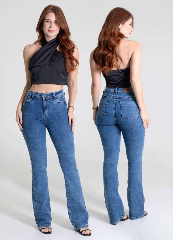 Sawary - Calça Jeans Sawary Levanta Bumbum Bootcut - 278350 Azul 6
