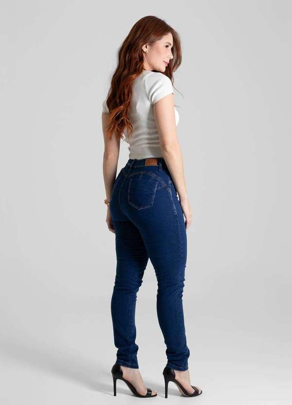 Sawary - Calça Jeans Sawary Modela Bumbum - 280519 Azul 3