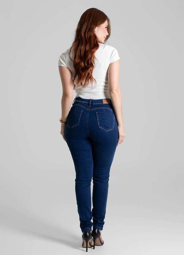 Sawary - Calça Jeans Sawary Modela Bumbum - 280519 Azul 4