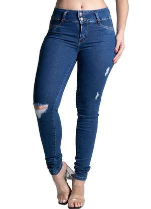Sawary Modela Bumbum Sawary Calça Jeans Sawary Modela Bumbum Azul
