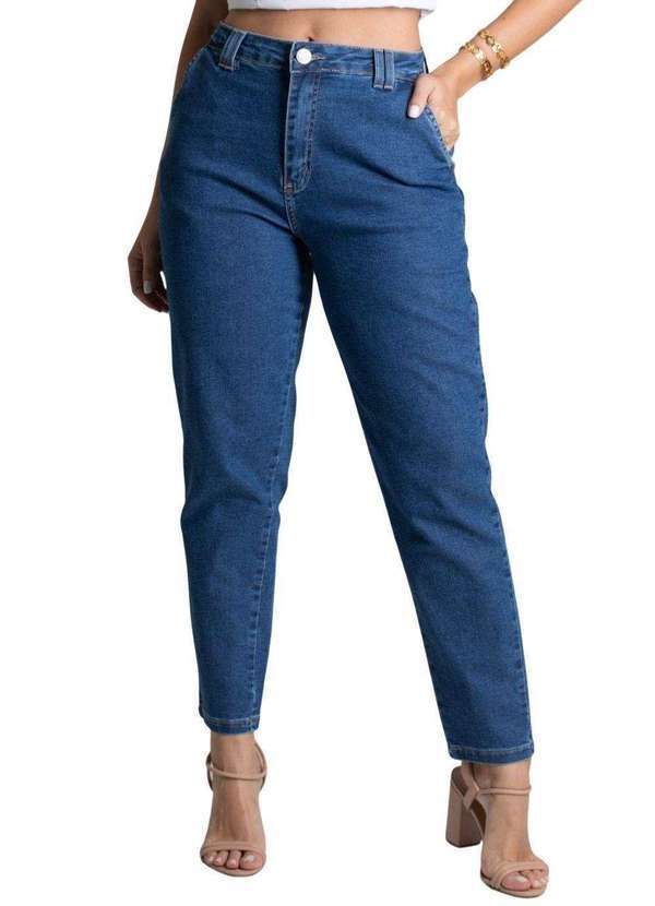 Sawary - Calça Jeans Sawary Mom - 278035 Azul