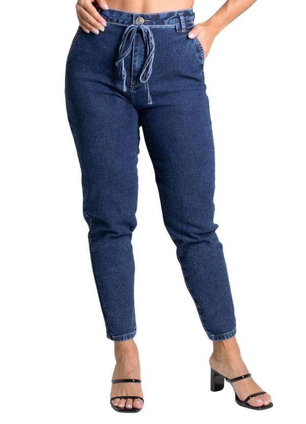 Sawary - Calça Jeans Sawary Mom - 279412 Azul