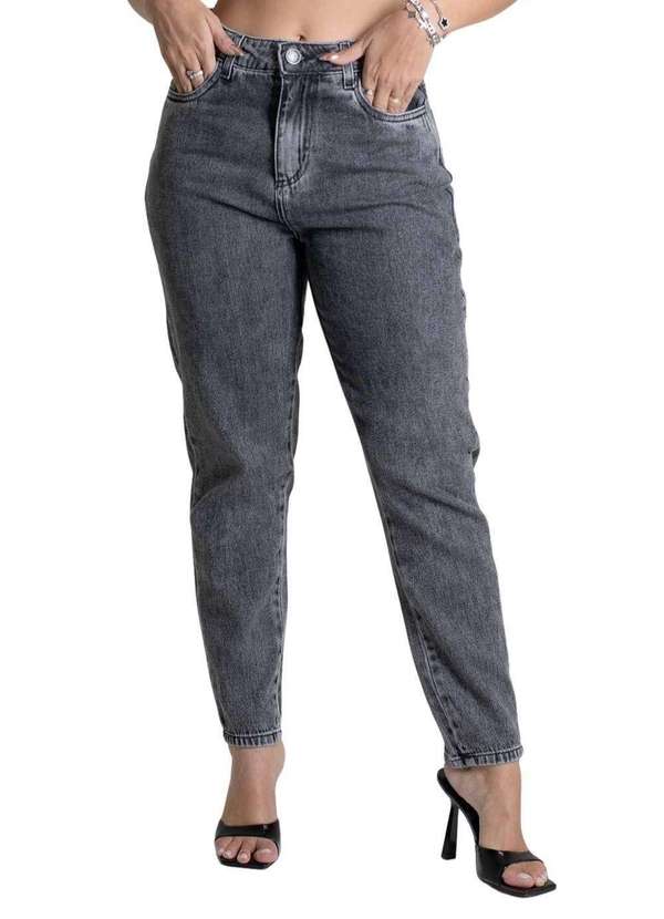 Sawary - Calça Jeans Sawary Mom - 279474 Preto