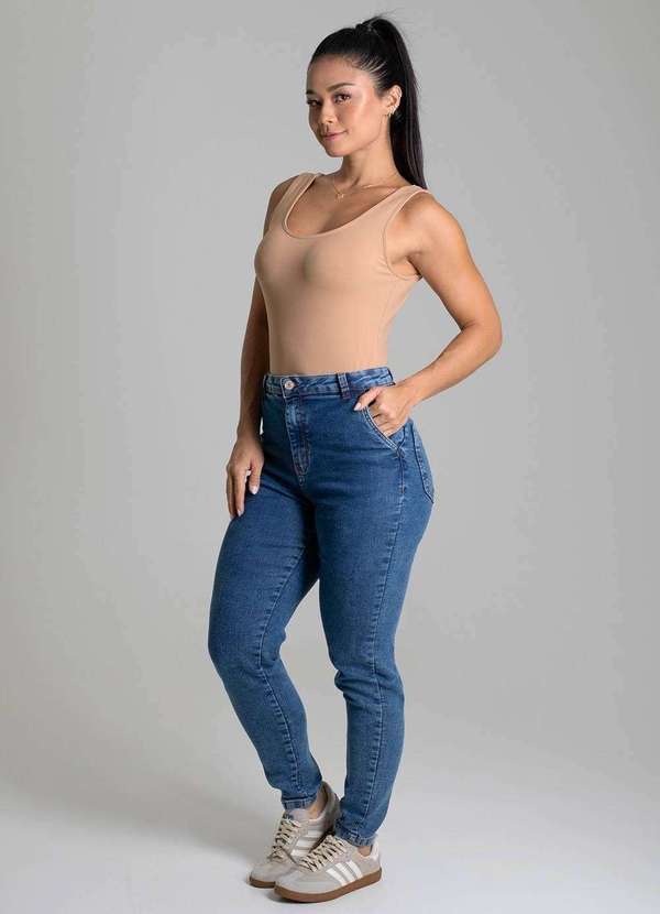 Sawary - Calça Jeans Sawary Mom - 279596 Azul 3