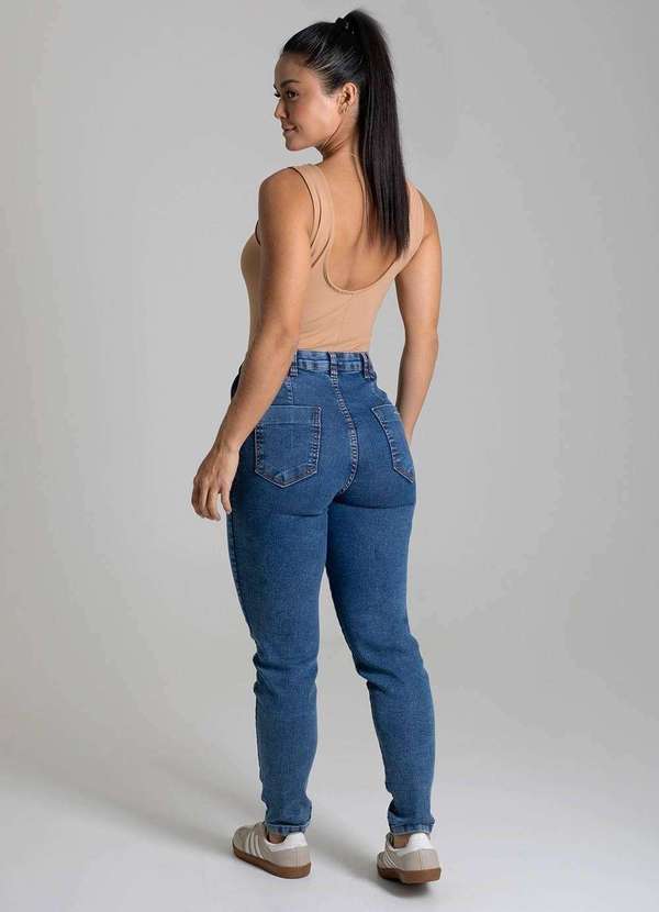 Sawary - Calça Jeans Sawary Mom - 279596 Azul 4