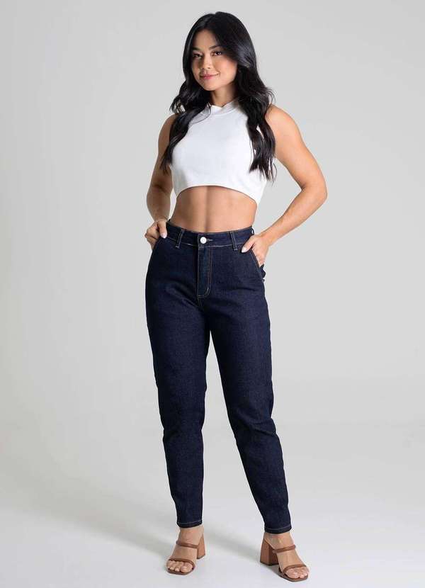 Sawary - Calça Jeans Sawary Mom - 279620 Azul 2
