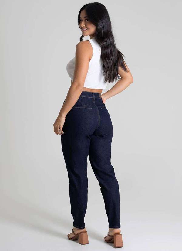 Sawary - Calça Jeans Sawary Mom - 279620 Azul 4