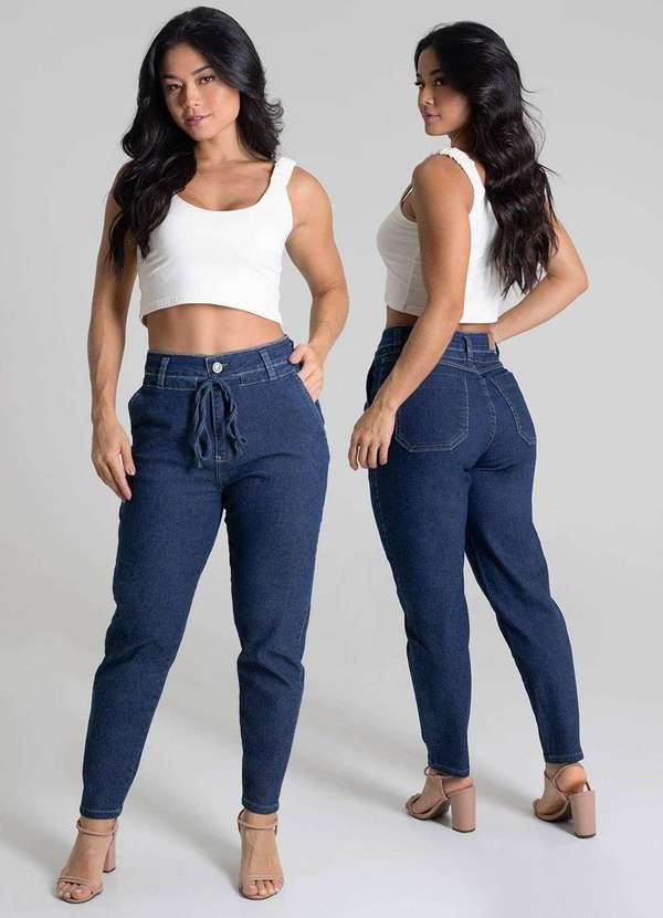 Sawary - Calça Jeans Sawary Mom - 279761 Azul 6