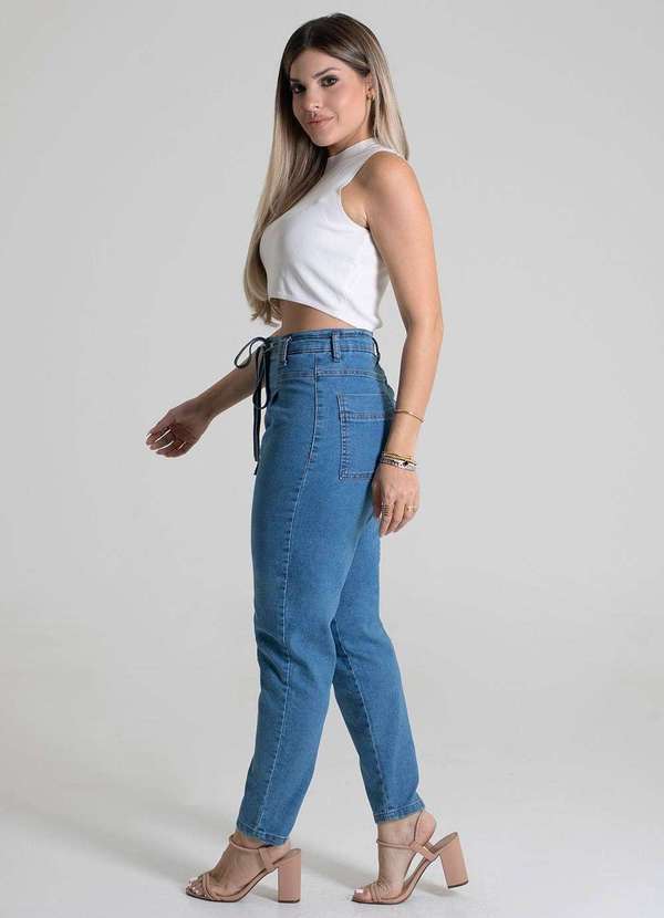 Sawary - Calça Jeans Sawary Mom - 279842 Azul 3