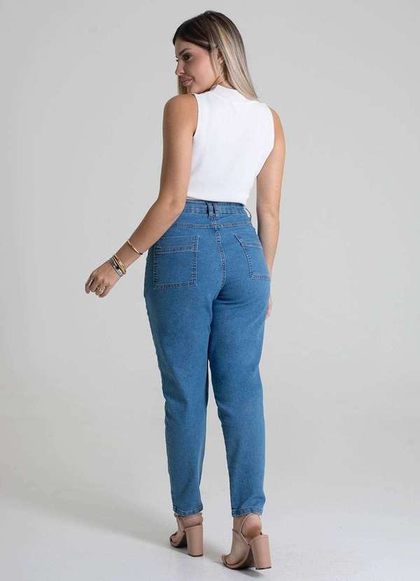Sawary - Calça Jeans Sawary Mom - 279842 Azul 4
