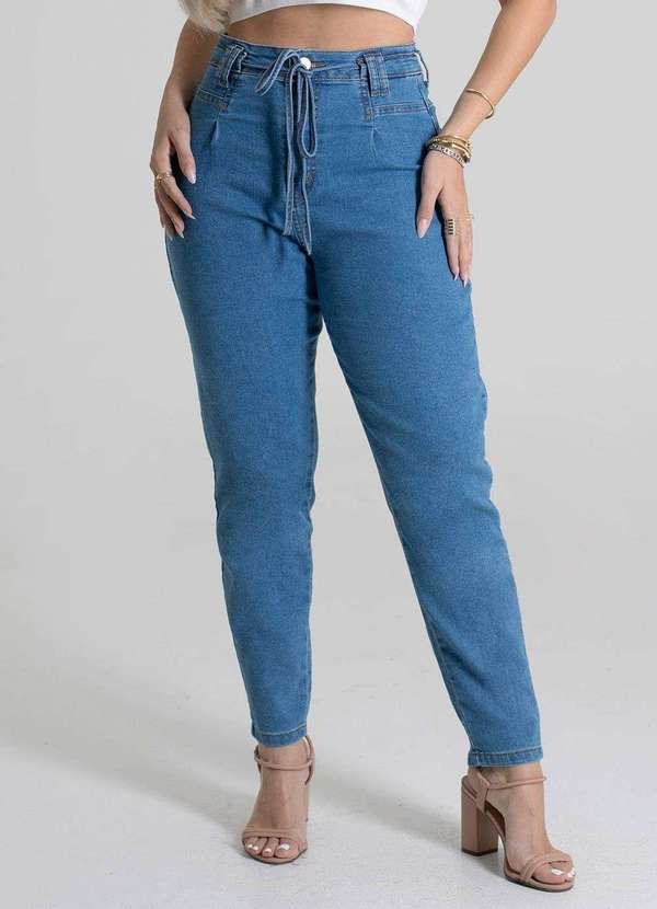 Sawary - Calça Jeans Sawary Mom - 279842 Azul 5