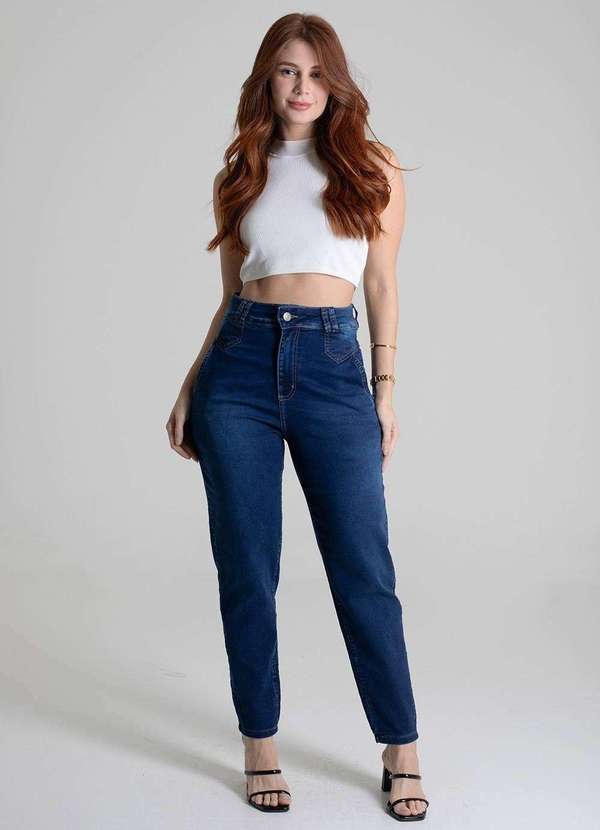 Sawary - Calça Jeans Sawary Mom - 279865 Azul 2