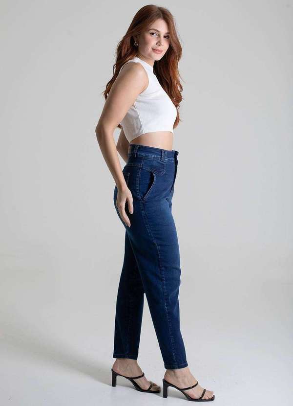 Sawary - Calça Jeans Sawary Mom - 279865 Azul 3