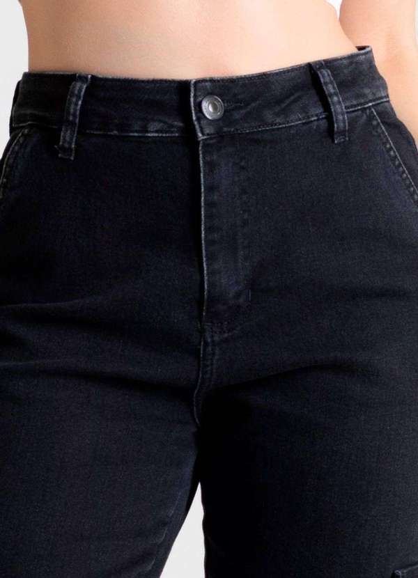 Sawary - Calça Jeans Sawary Mom - 280061 Preto 5
