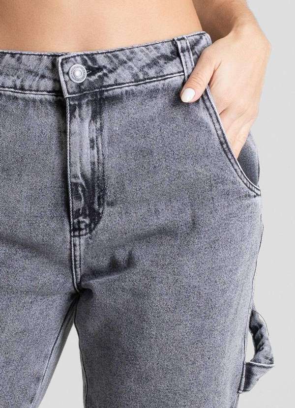 Sawary - Calça Jeans Sawary Mom - 280067 Preto 5