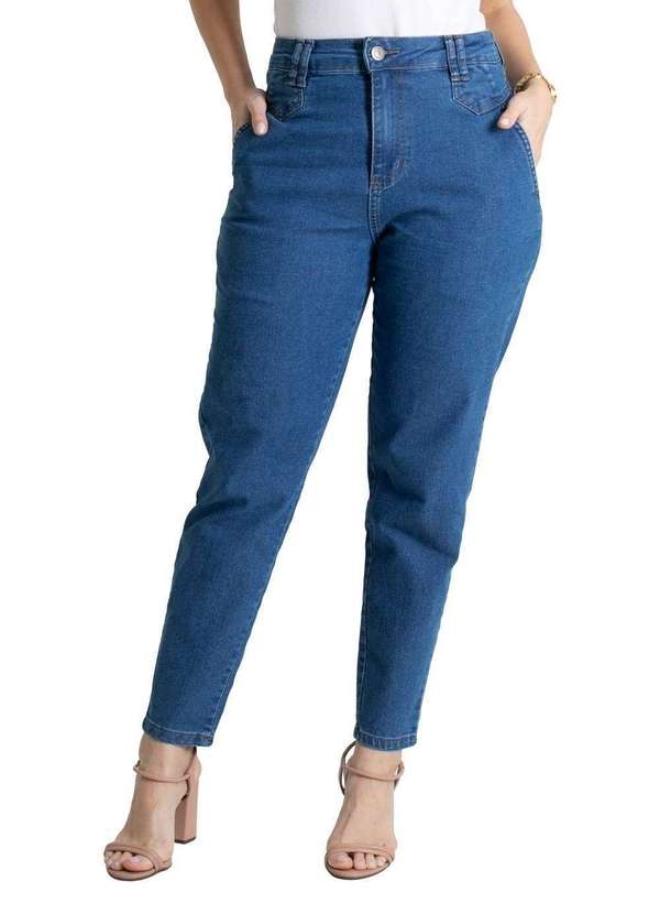 Sawary - Calça Jeans Sawary Mom - 280082 Azul