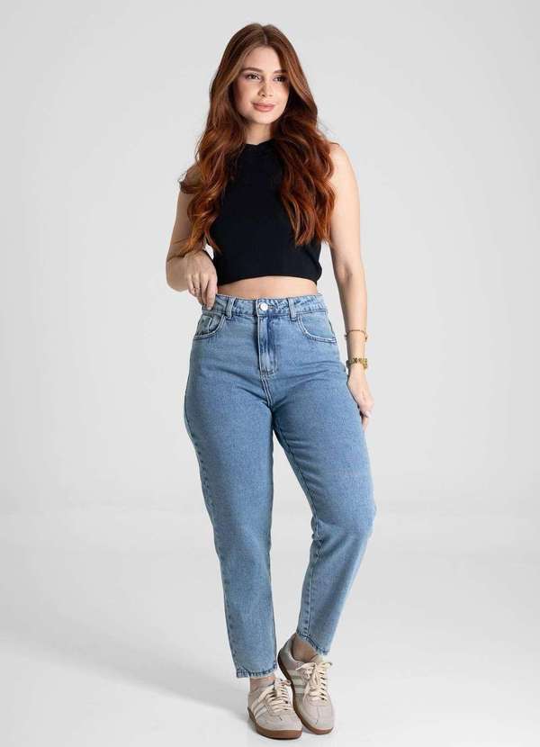 Sawary - Calça Jeans Sawary Mom - 280307 Azul 6