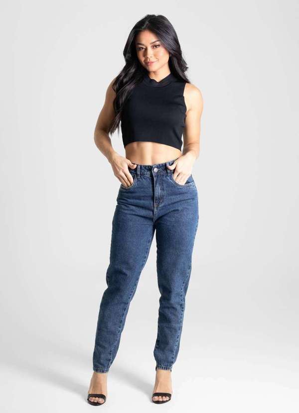 Sawary - Calça Jeans Sawary Mom - 280407 Azul 2