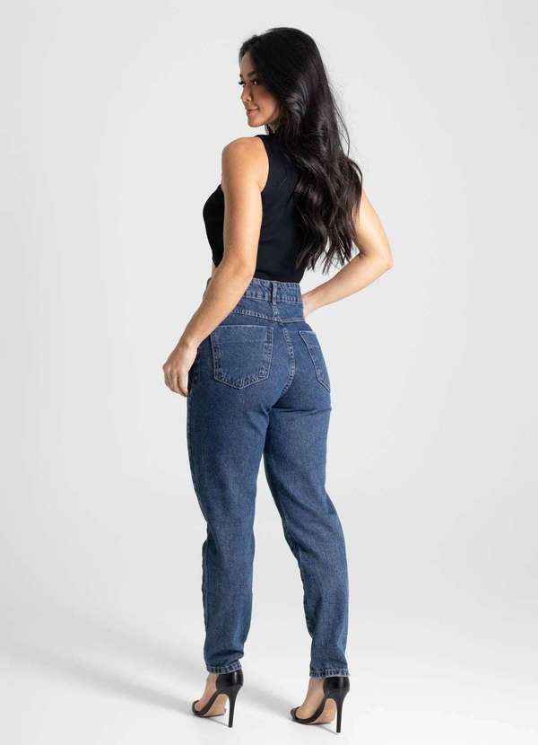 Sawary - Calça Jeans Sawary Mom - 280407 Azul 4