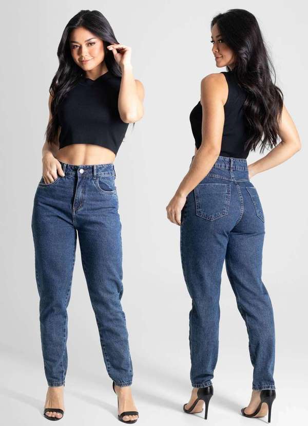Sawary - Calça Jeans Sawary Mom - 280407 Azul 6