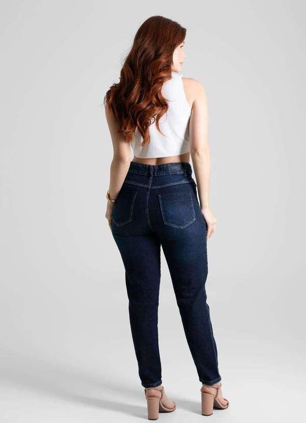 Sawary - Calça Jeans Sawary Mom - 280644 Azul 4