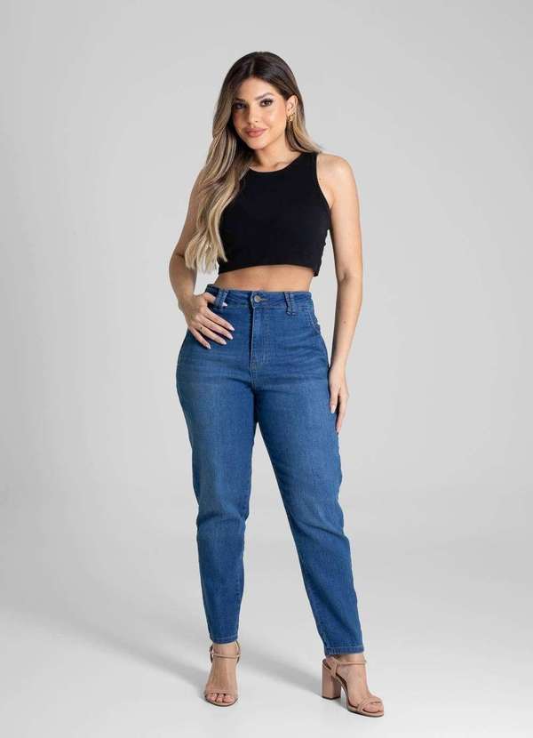 Sawary - Calça Jeans Sawary Mom - 280673 Azul 2