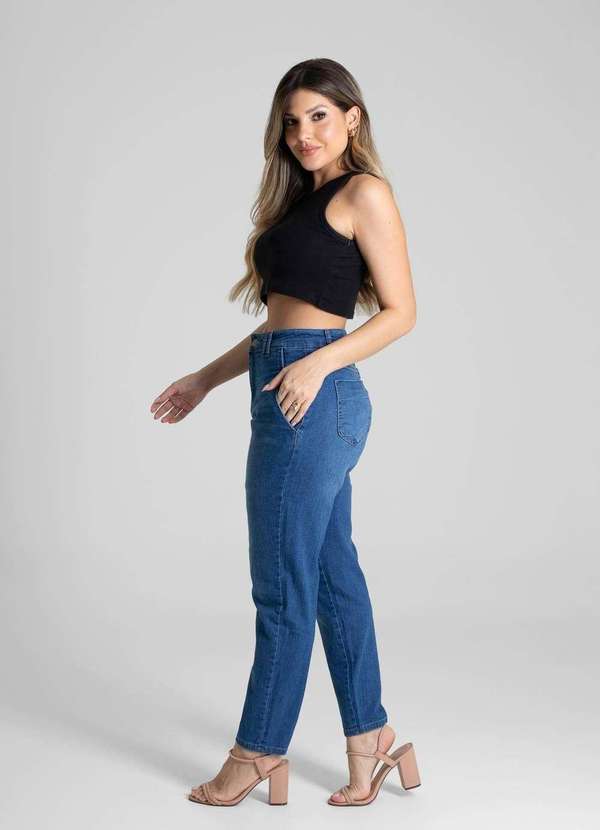 Sawary - Calça Jeans Sawary Mom - 280673 Azul 3