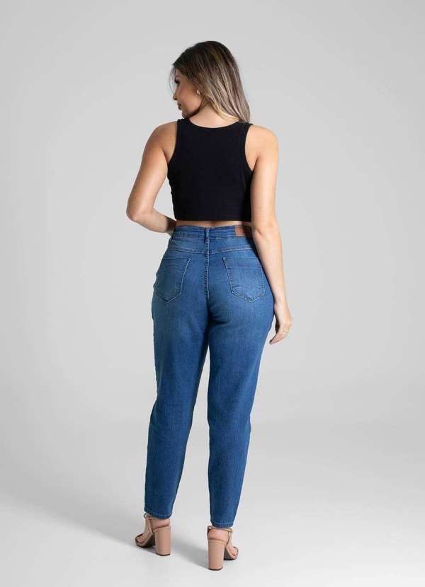Sawary - Calça Jeans Sawary Mom - 280673 Azul 4