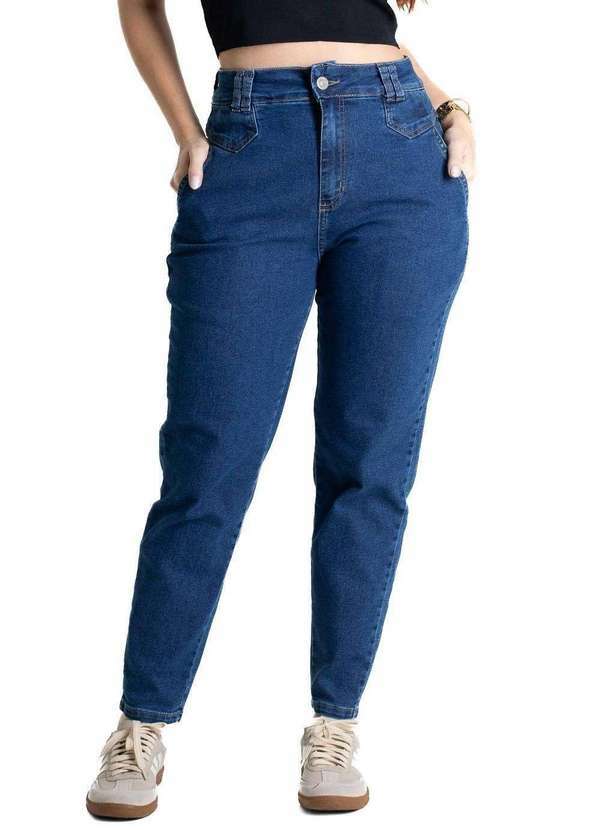 Sawary - Calça Jeans Sawary Mom - 280768 Azul