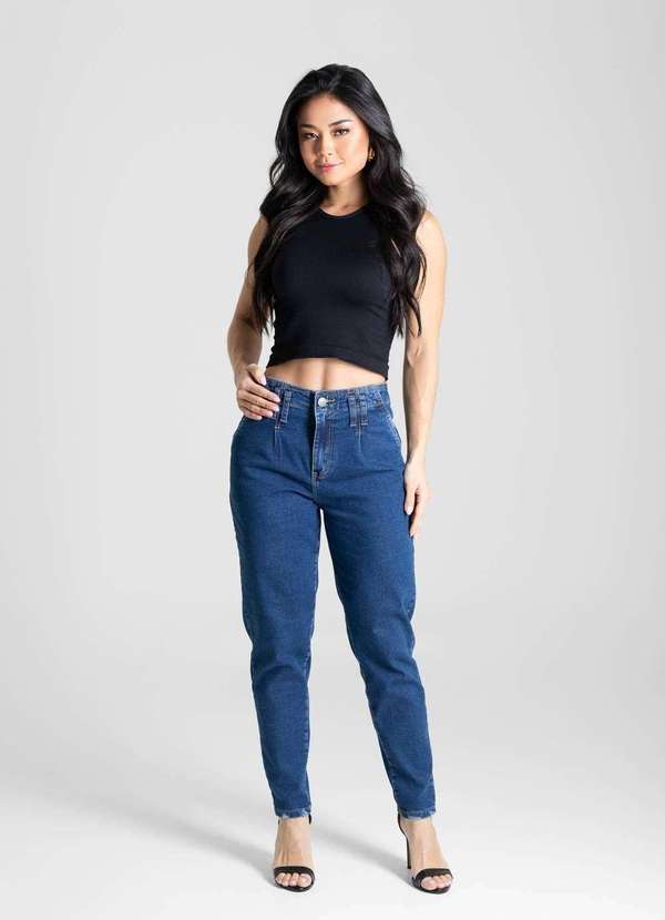 Sawary - Calça Jeans Sawary Mom - 280783 Azul 2