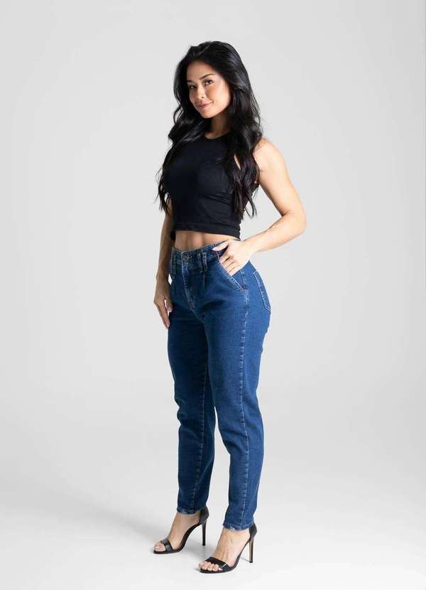 Sawary - Calça Jeans Sawary Mom - 280783 Azul 3