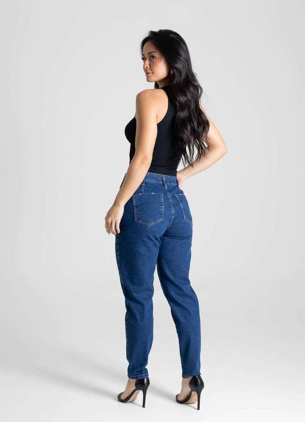 Sawary - Calça Jeans Sawary Mom - 280783 Azul 4