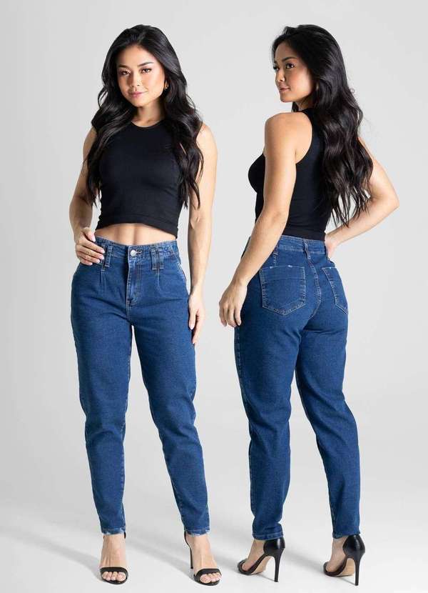 Sawary - Calça Jeans Sawary Mom - 280783 Azul 6